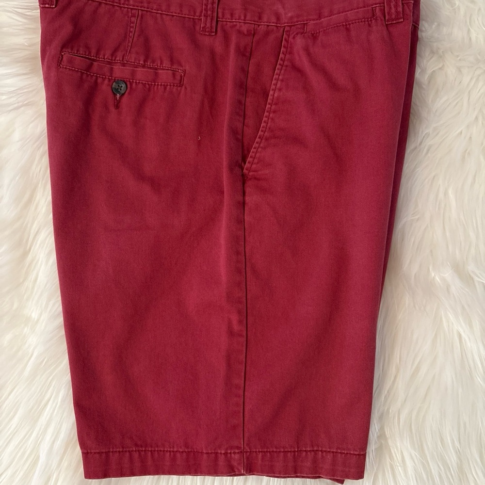 Merona Men's Flat Front Shorts In Size W36 % Cotton Light Reddish Color